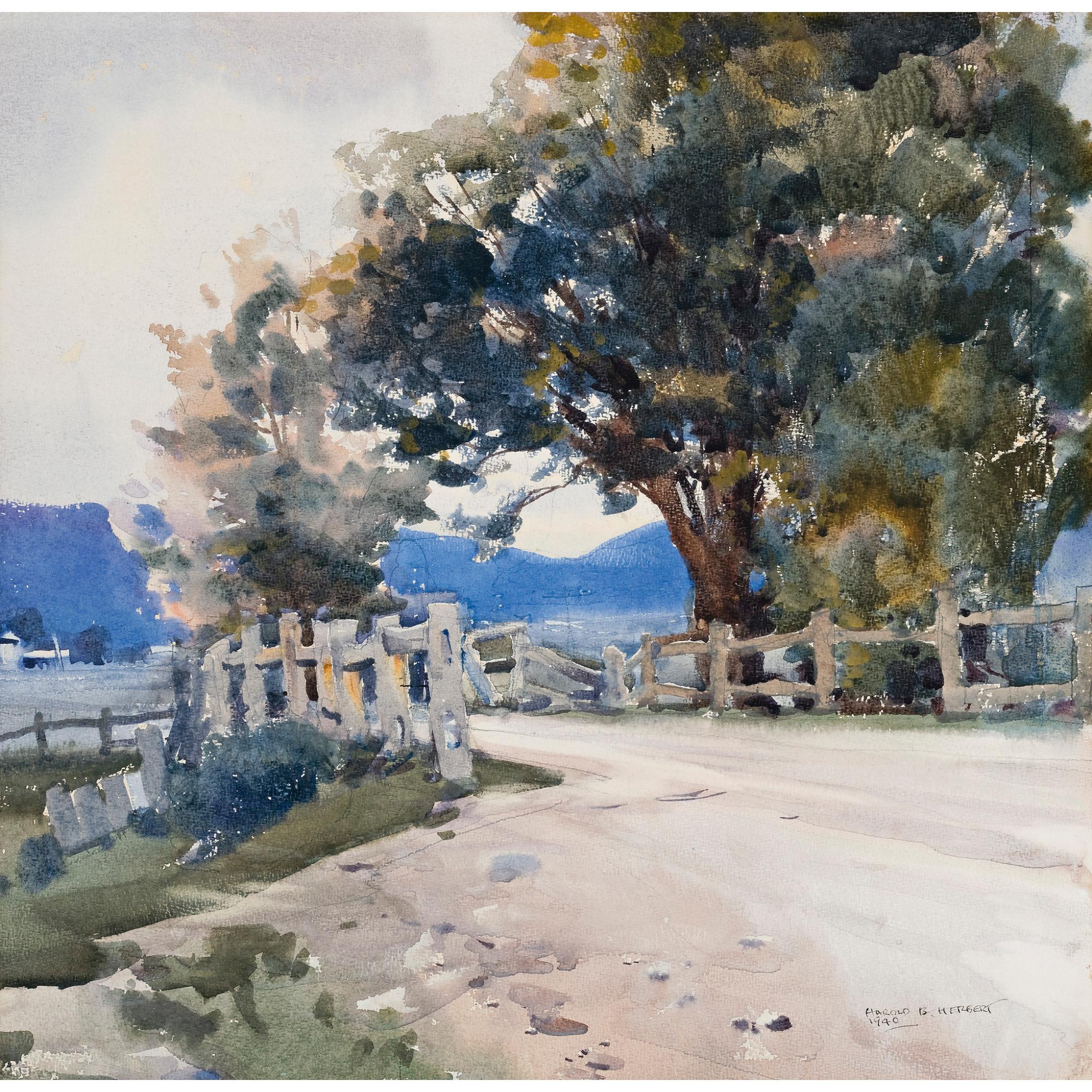 Harold Herbert - Australian The Country Road