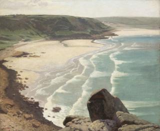 Harold Knight, R.A. - Whitesand Bay, Cornwall