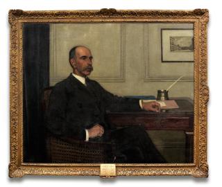 Harold Knight, RA, ROI, RP - Portrait of Sir Edmund Nott-Bower, KCB, Country Chairman Of The Inland Revenue