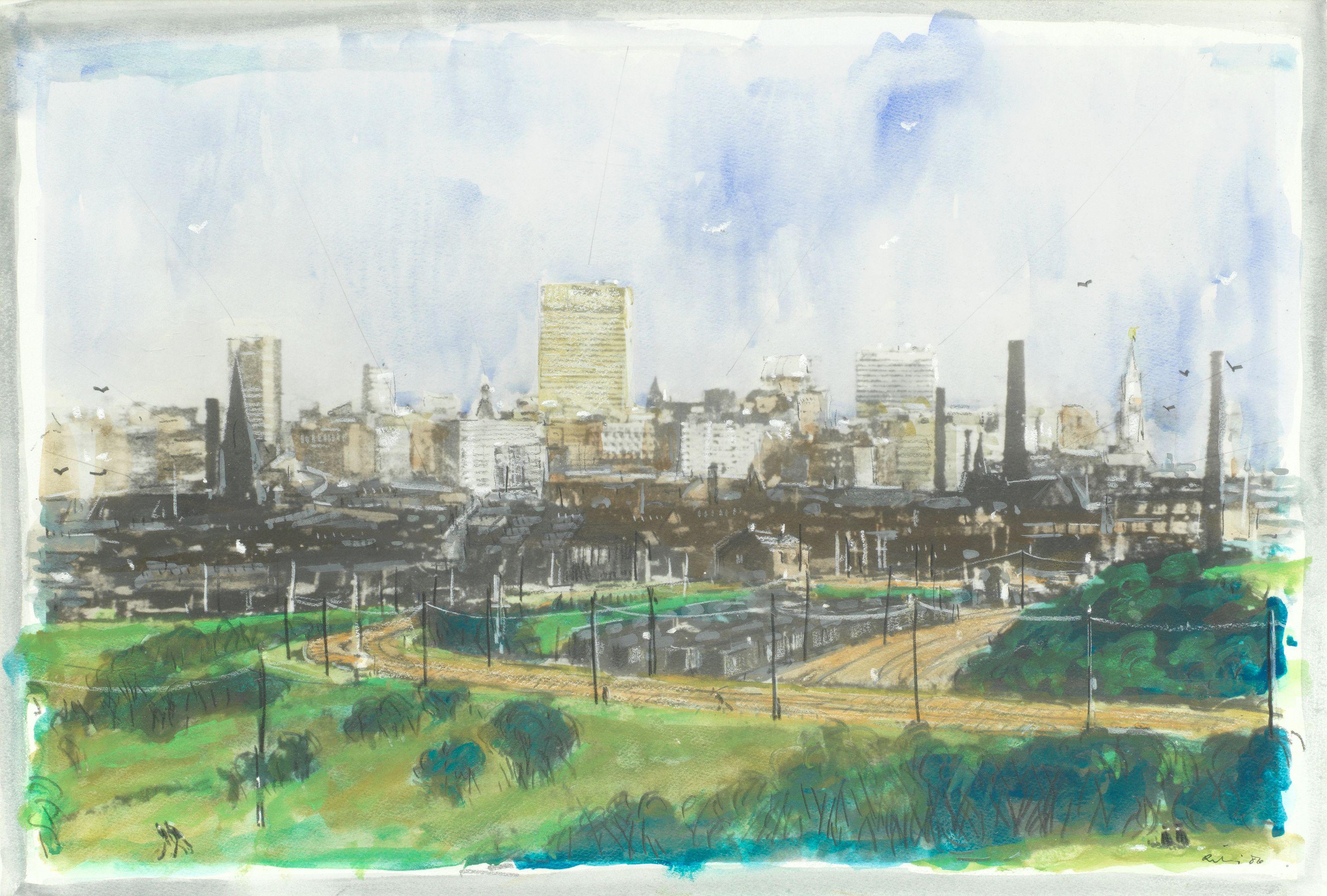 Harold Riley - View Of Manchester