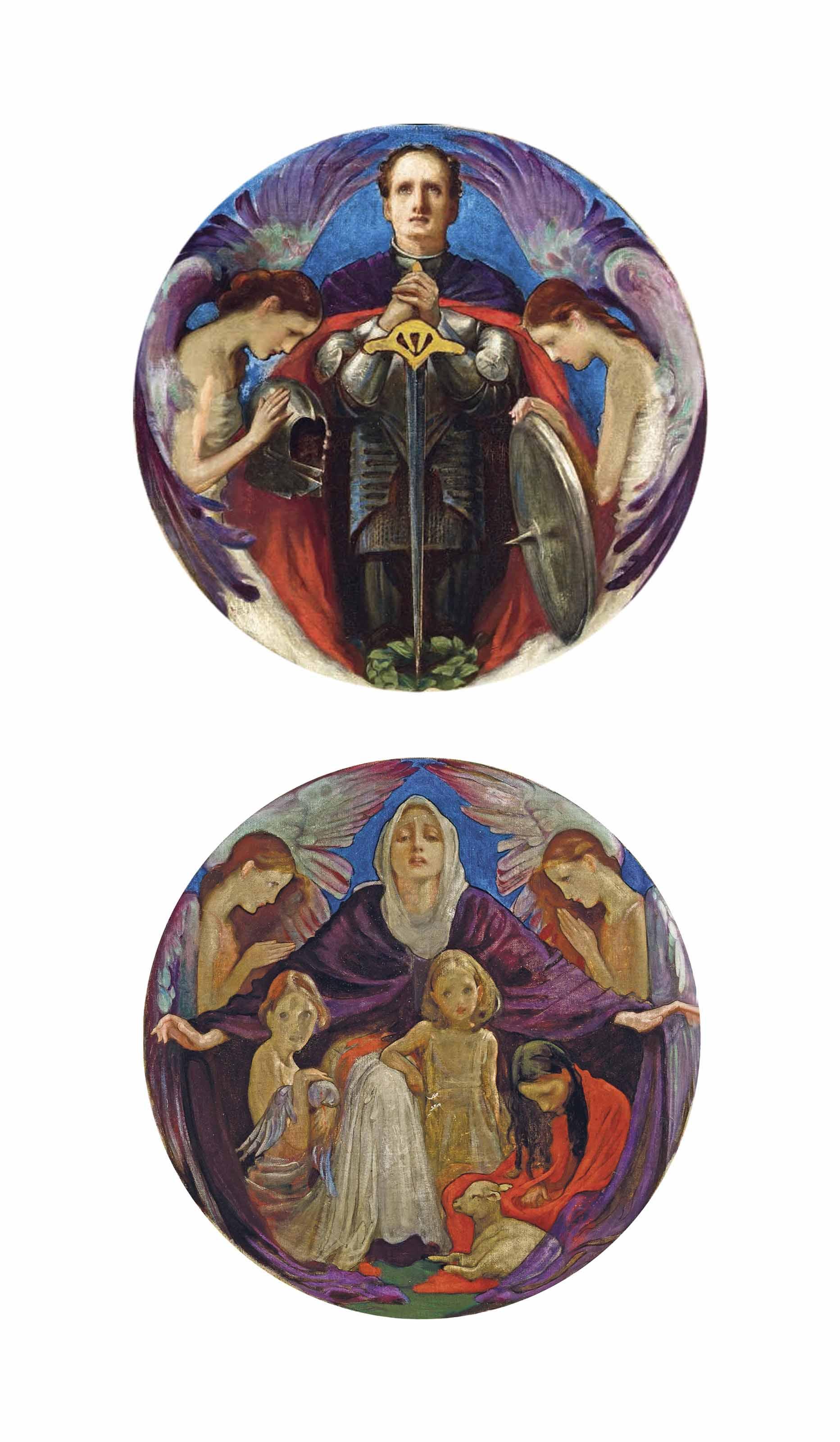 Harold Speed - Fortitude; and Charity