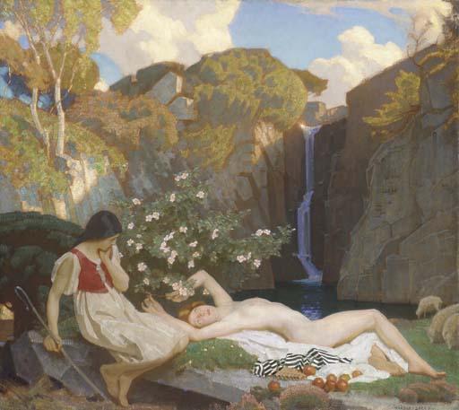 Harold Speed - The Vale of Leutha