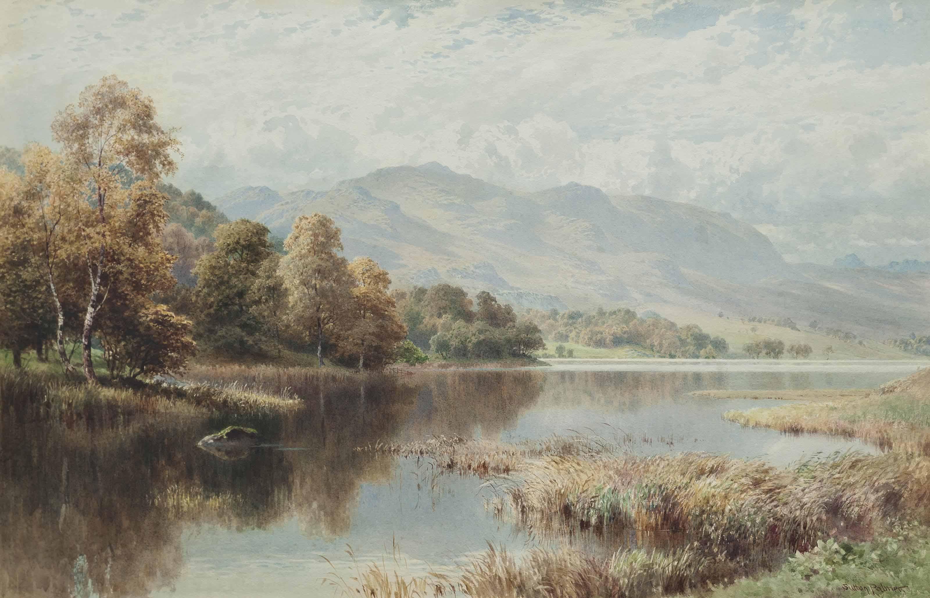 Harold Sutton Palmer, R.B.A., R.I. - Rydal Water, Autumn