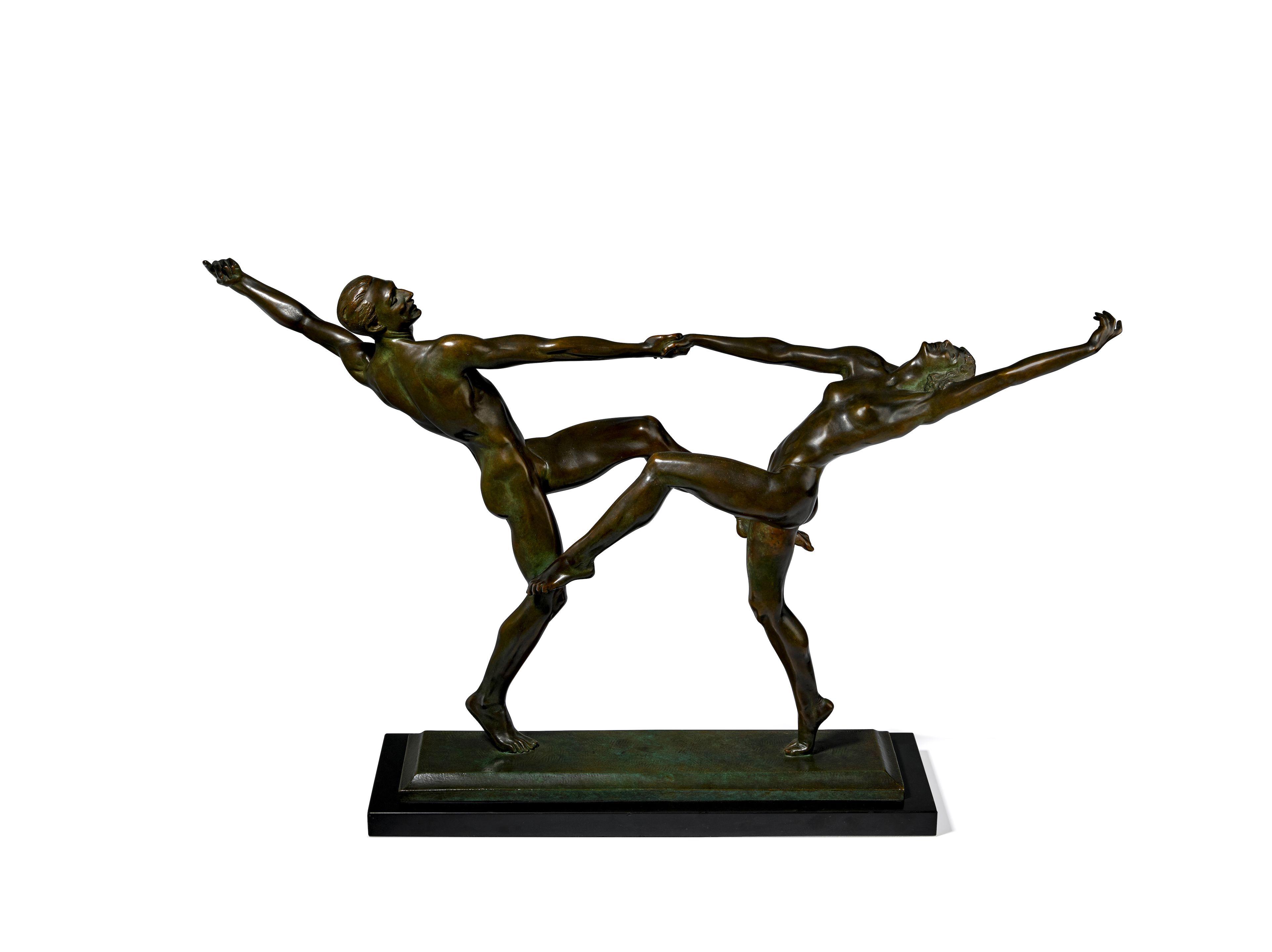 Harriet Whitney Frishmuth - The Dancers (Pas de deux, Tarantella)