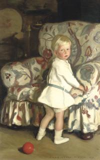 Harrington Mann, N.E.A.C. - Boy with a Red Ball