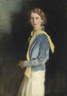 Harrington Mann, N.E.A.C. - Portrait of Rosalie Lever-Tilletson