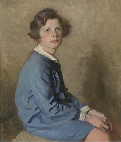 Harrington Mann - Portrait of a young girl