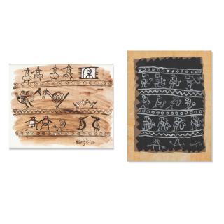 Harry Agyeman - Two Paintings