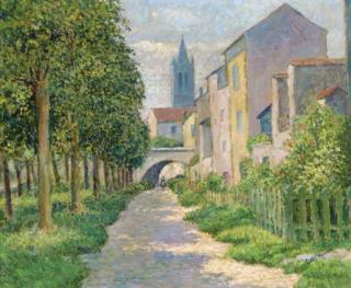Harry B. Lachman - Chemin à Moret