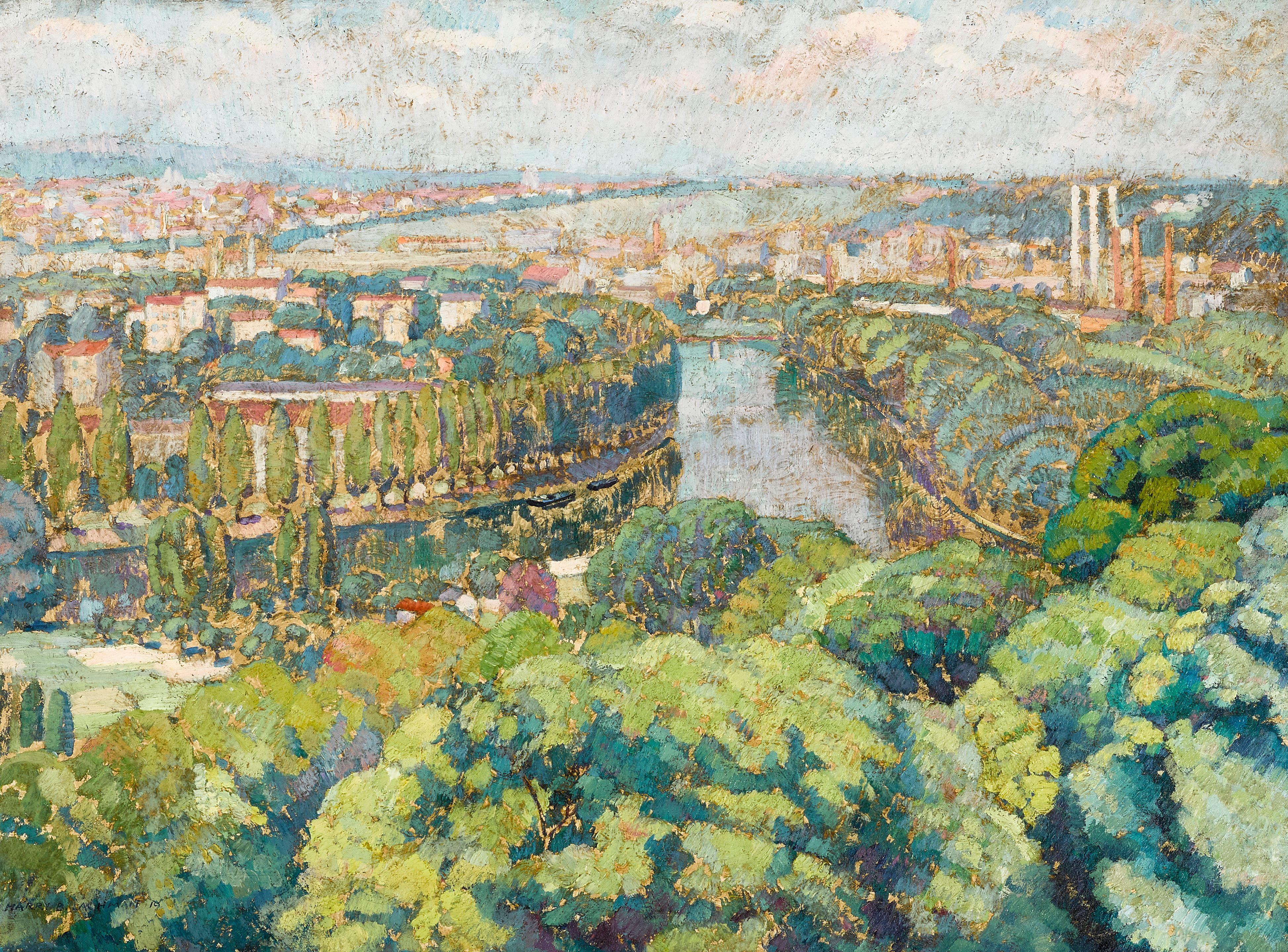 Harry B. Lachman - The Seine at Meudon, Bellevue, France