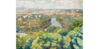 Harry B. Lachman - The Seine at Meudon, Bellevue, France