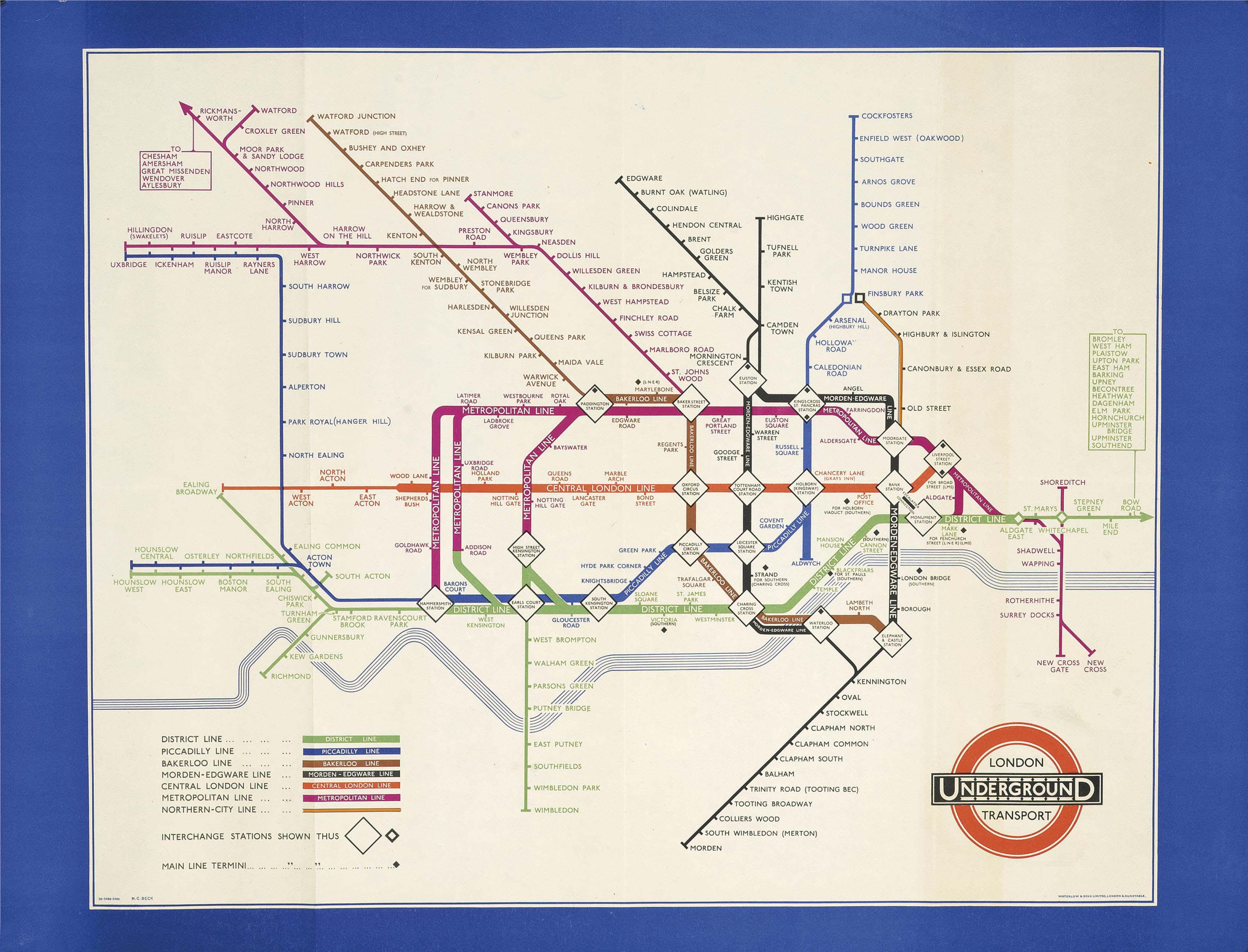 Harry Beck - Underground Map