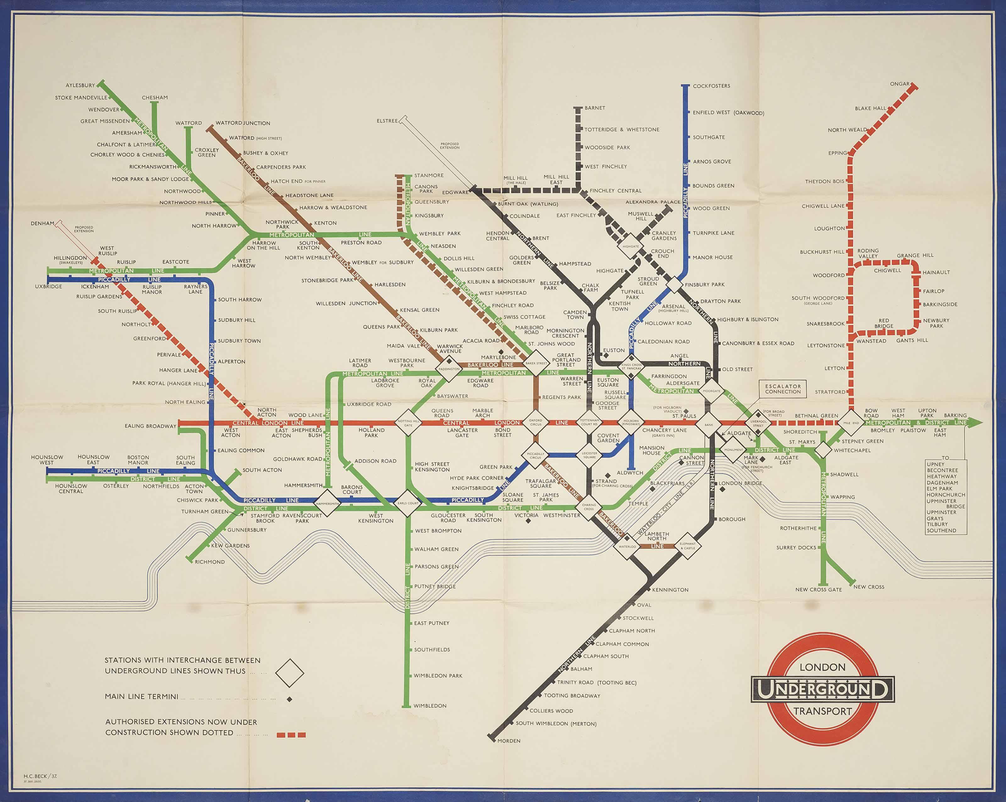 Harry Beck - Underground Map