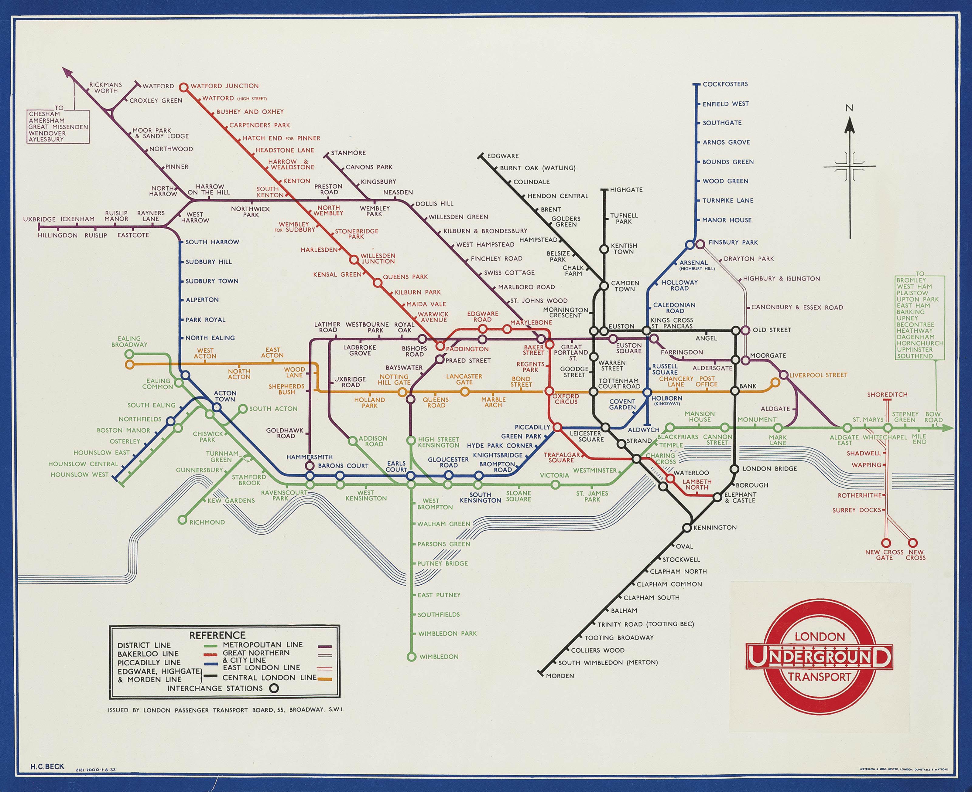 Harry Beck - Underground Map