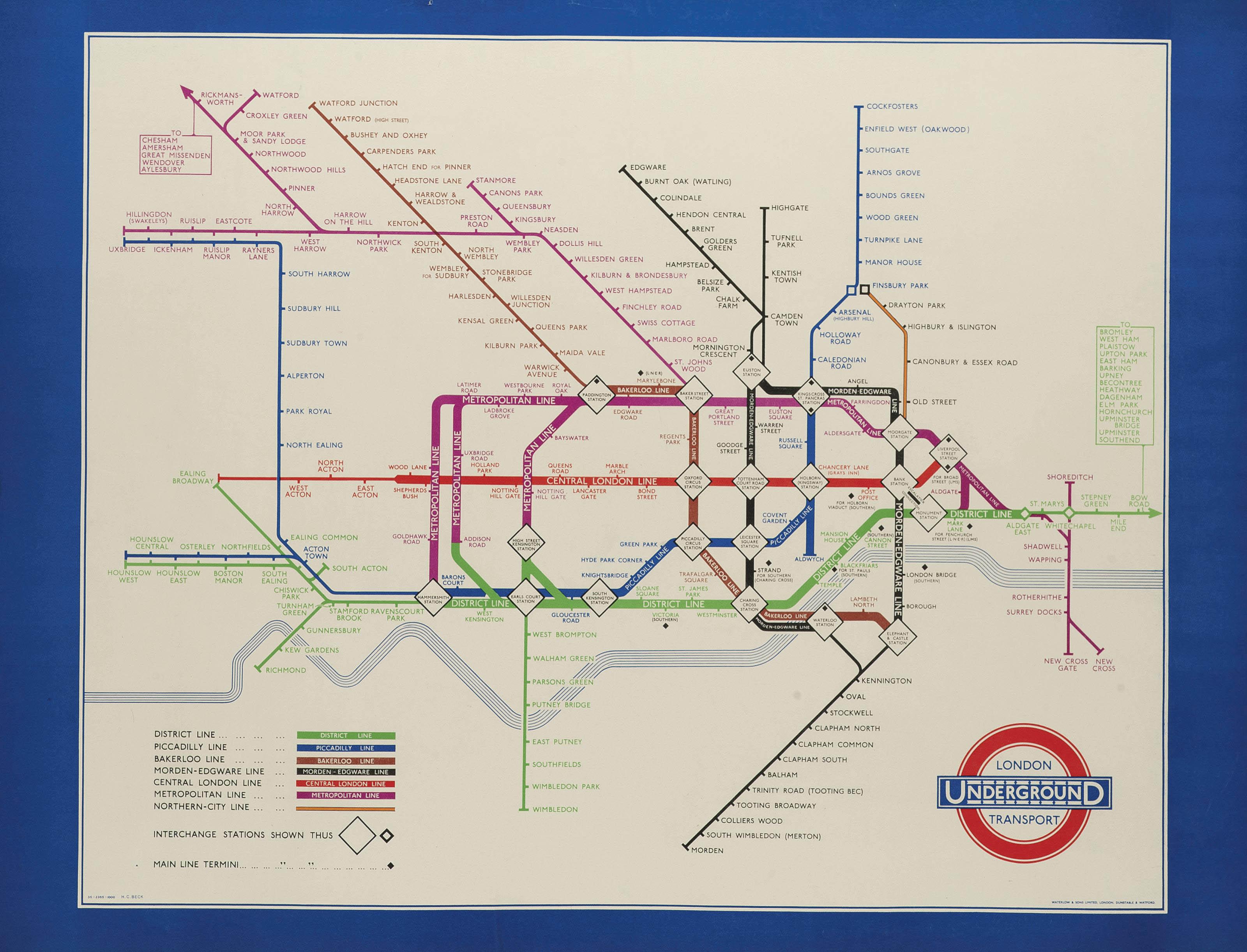 Harry Beck - Underground Map