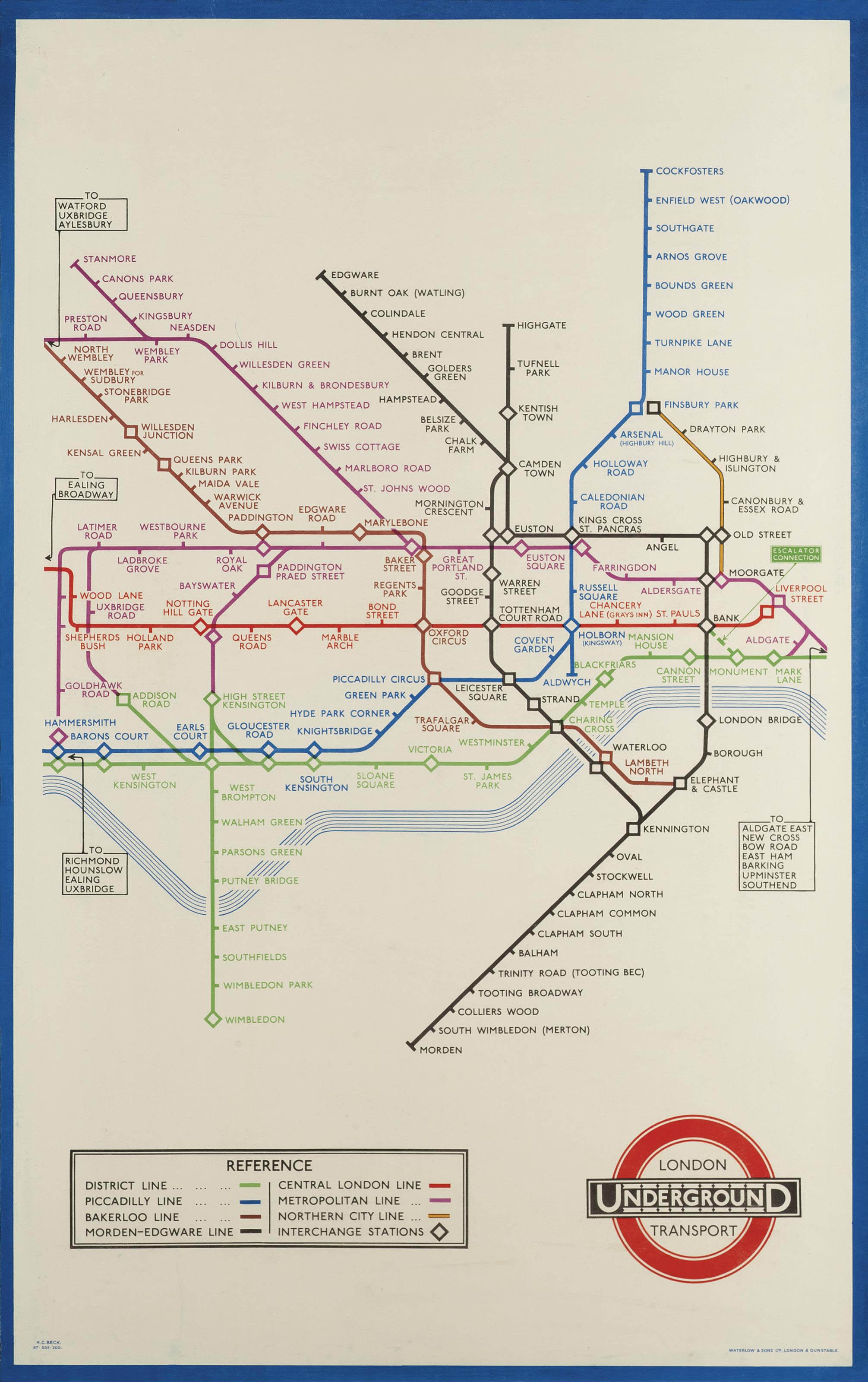 Harry Beck - Underground Map