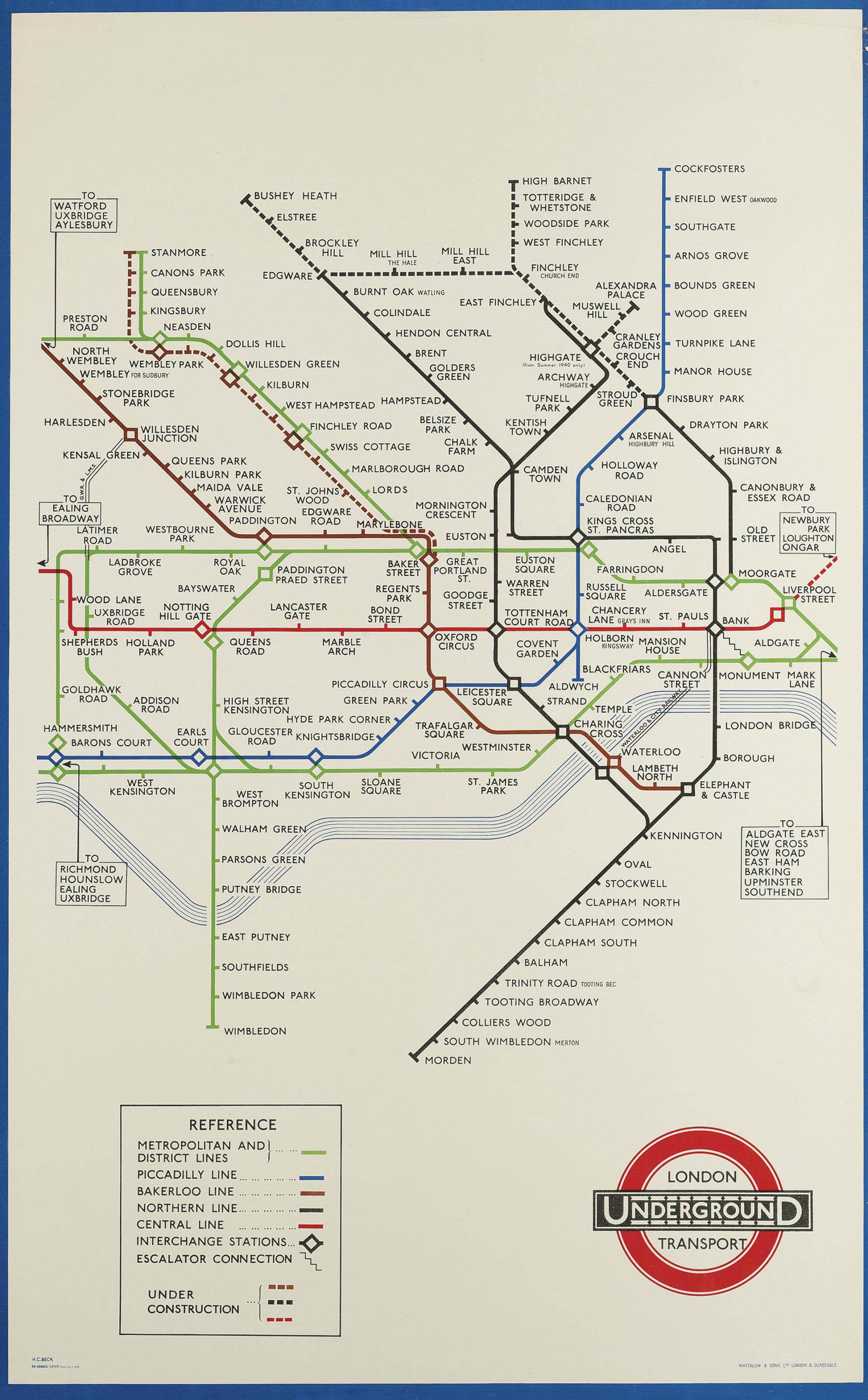 Harry Beck - Underground Map