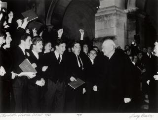 Harry Benson - Sir Winston Churchill at Harrow School