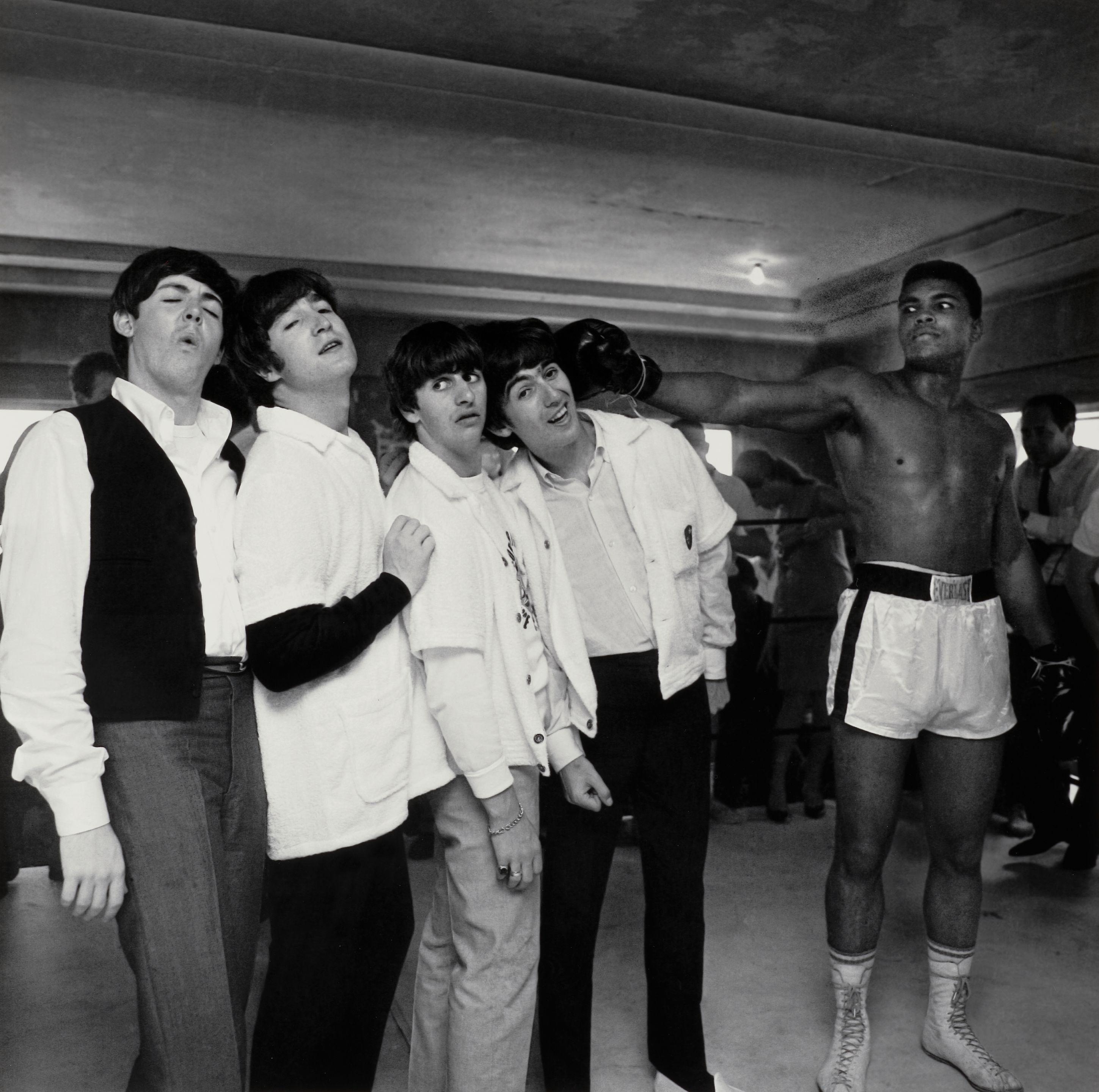 Harry Benson - The Beatles And Cassius Clay