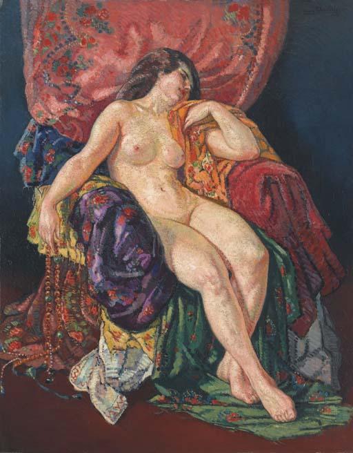 Harry Bloomfield - A Seated Nude