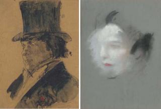 Harry Bloomfield - Portrait of a man in a top hat