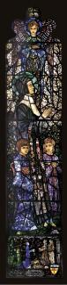 Harry Clarke, R.H.A. - The Blessed Julie with Two Children, 1927