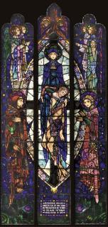 Harry Clarke, R.H.A. - The Mother of Sorrows, Memorial to Sister Superior Mary of Saint Wilfrid, Principal of Dowanhill Training College, Glasgow, 1926