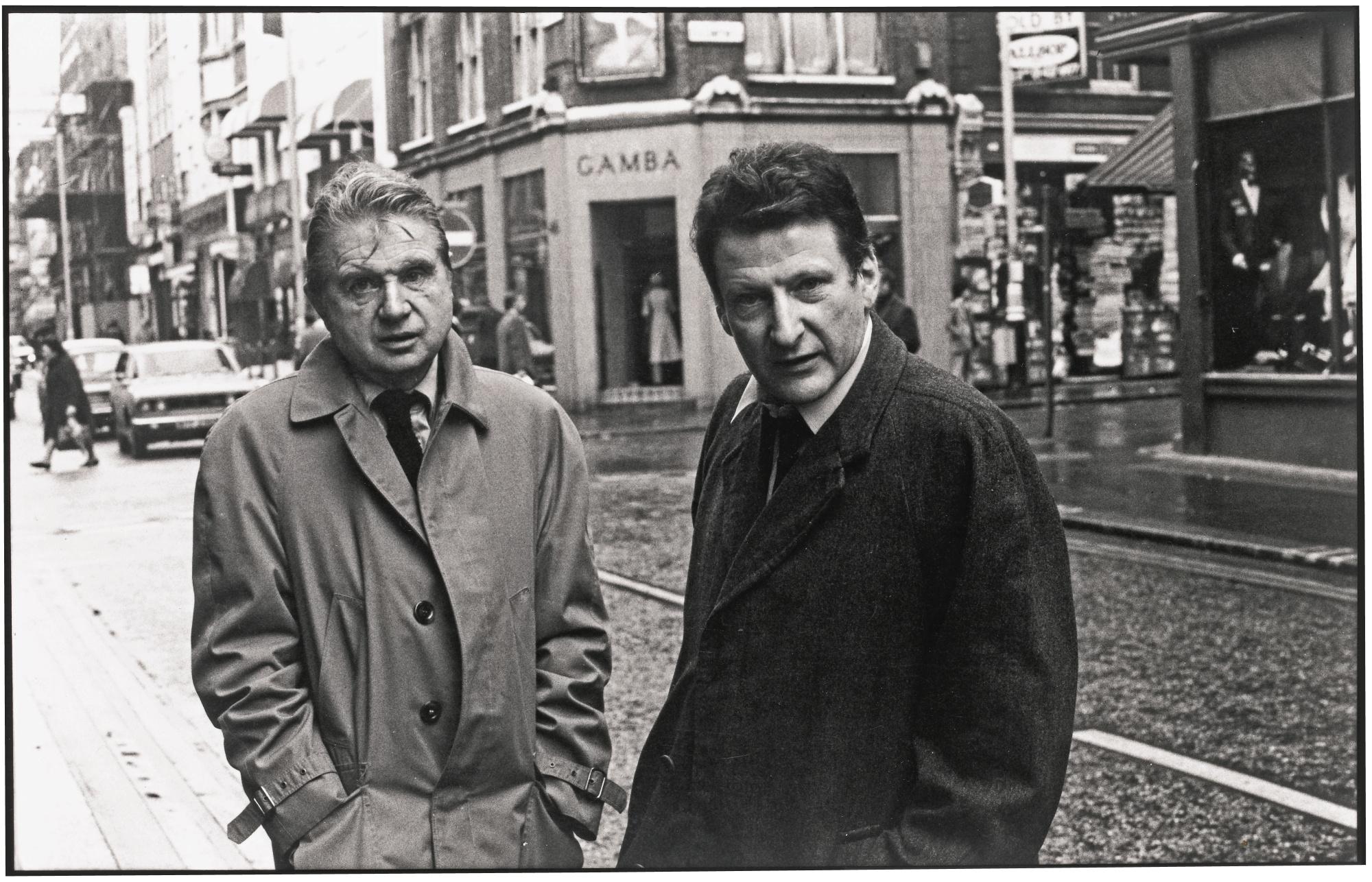 Harry Diamond - Francis Bacon And Lucian Freud In Dean St., Soho, 1973 Peter Blake, 1974 Gilbert And George, 1975 Sir William Coldstream, 1975
