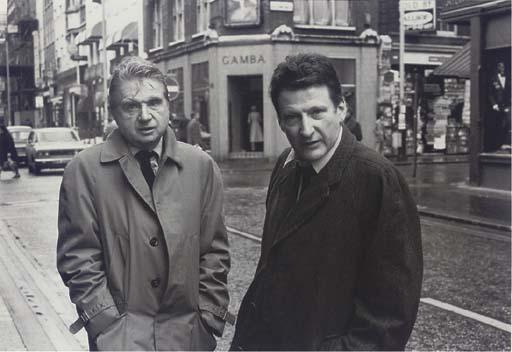 Harry Diamond - Francis Bacon And Lucian Freud In Dean Street