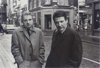 Harry Diamond - Francis Bacon And Lucian Freud In Dean Street