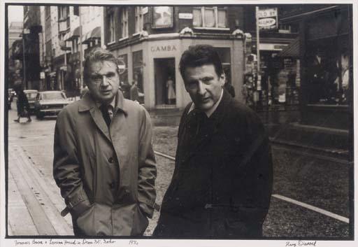 Harry Diamond - Francis Bacon & Lucian Freud in Dean Street Soho 1974