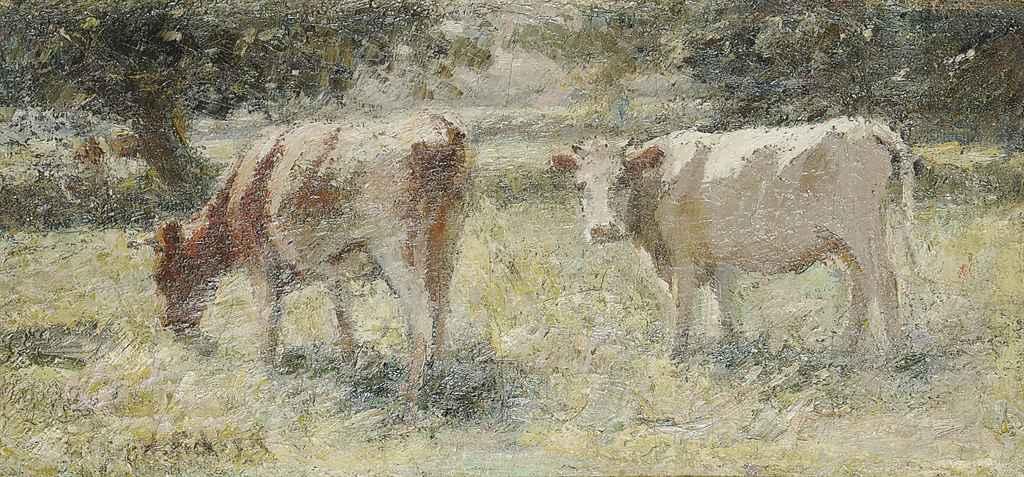 Harry Fidler - Cattle grazing in a meadow
