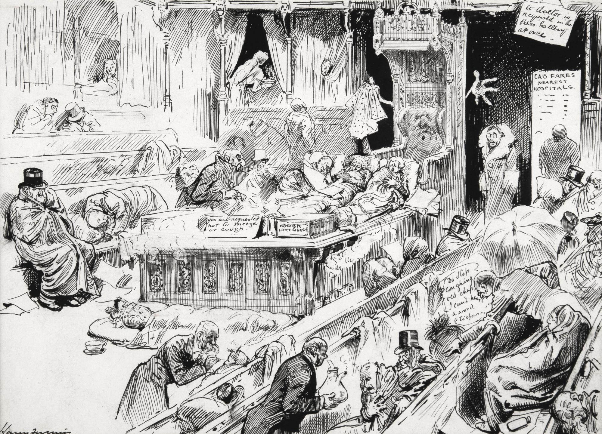 Harry Furniss - ‘An Influenzial House Of Commons’