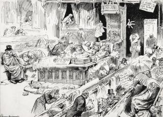 Harry Furniss - ‘An Influenzial House Of Commons’