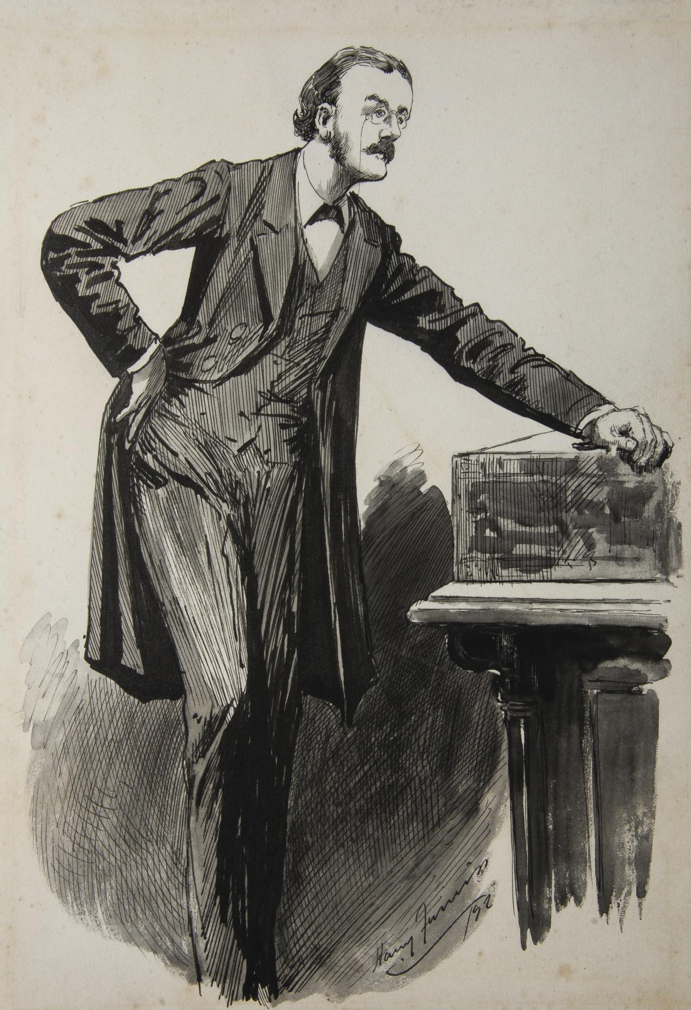 Harry Furniss - Arthur James Balfour