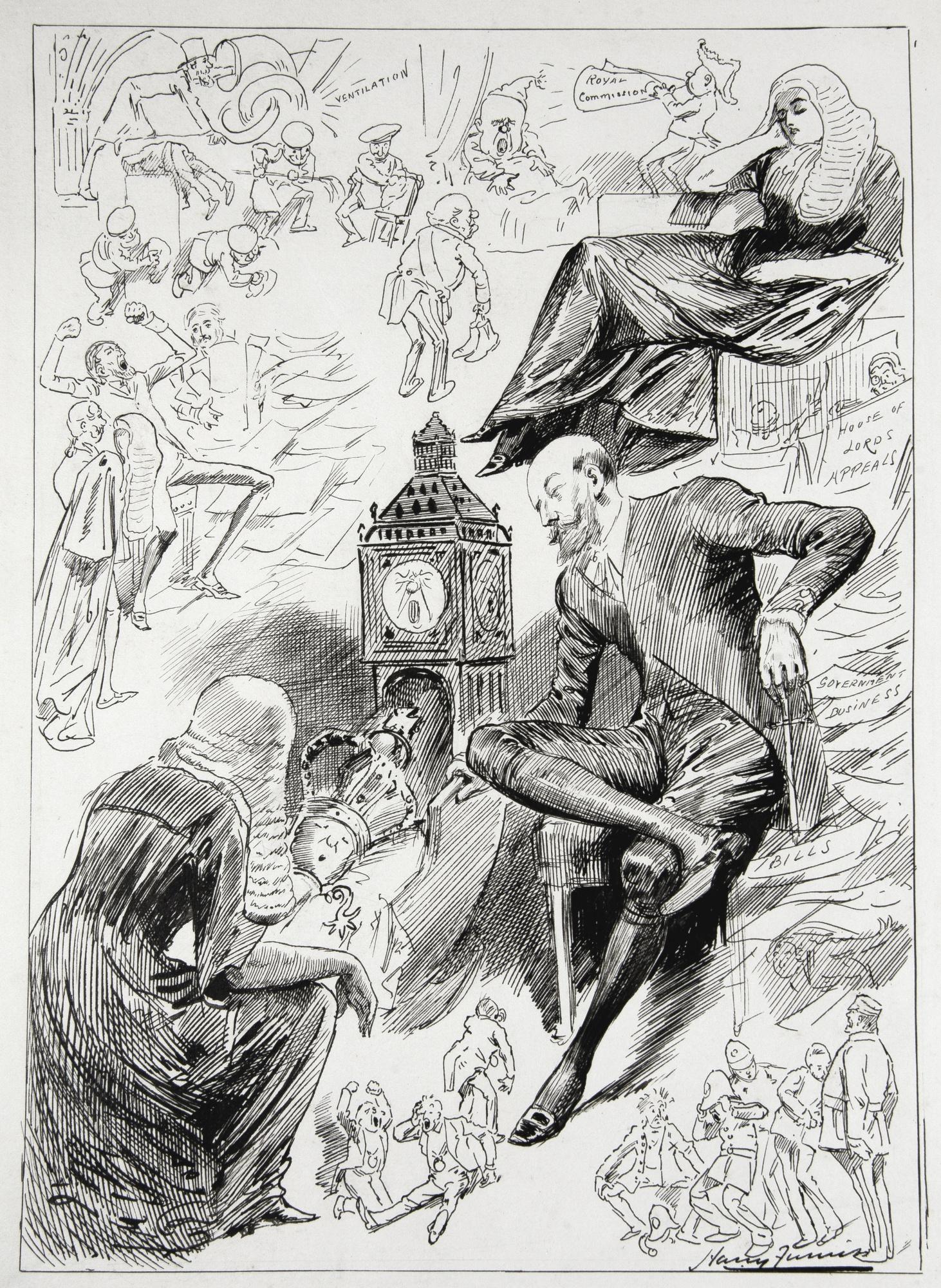 Harry Furniss - “Waking Up” For The Opening Of The Session