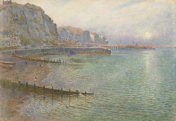 Harry Goodwin - Sunset, the Whitby coast
