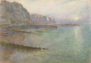 Harry Goodwin - Sunset, the Whitby coast