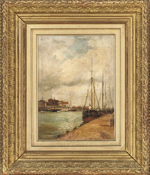 Harry H. Pennell - Mooring The Boats To The Quay