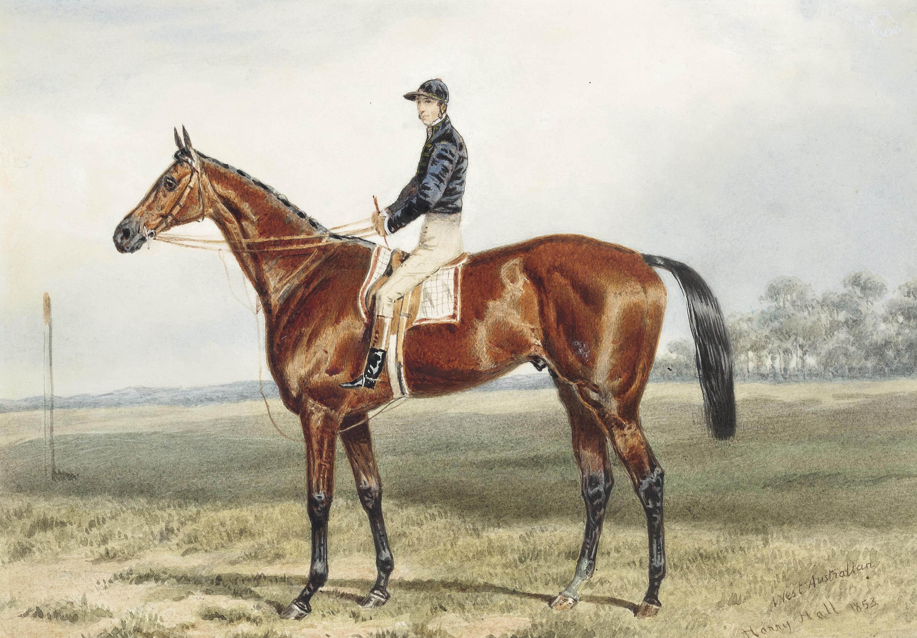 Harry Hall - Mr John Bowes\' bay colt West Australian winner of the Epsom Derby 1853