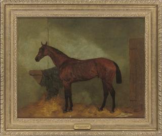 Harry Hall - Sir John Astley\'S \'Fortitude\', Winner of The \'All Aged\' Race At Newmarket, 1879
