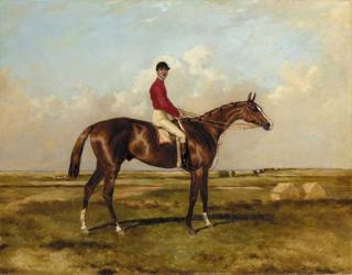 Harry Hall - Sir Joseph Hawley\'s Fitz-Roland with John Wells up at Newmarket