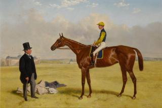 Harry Hall - The Marquis de Montgomery\'s Chestnut Filly \