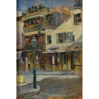 Harry Humphrey Moore - A New Orleans Street Corner