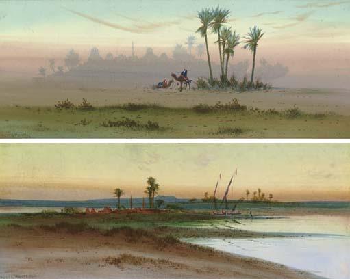 Harry Humphrey Moore - The Nile; The Citadel of Cairo