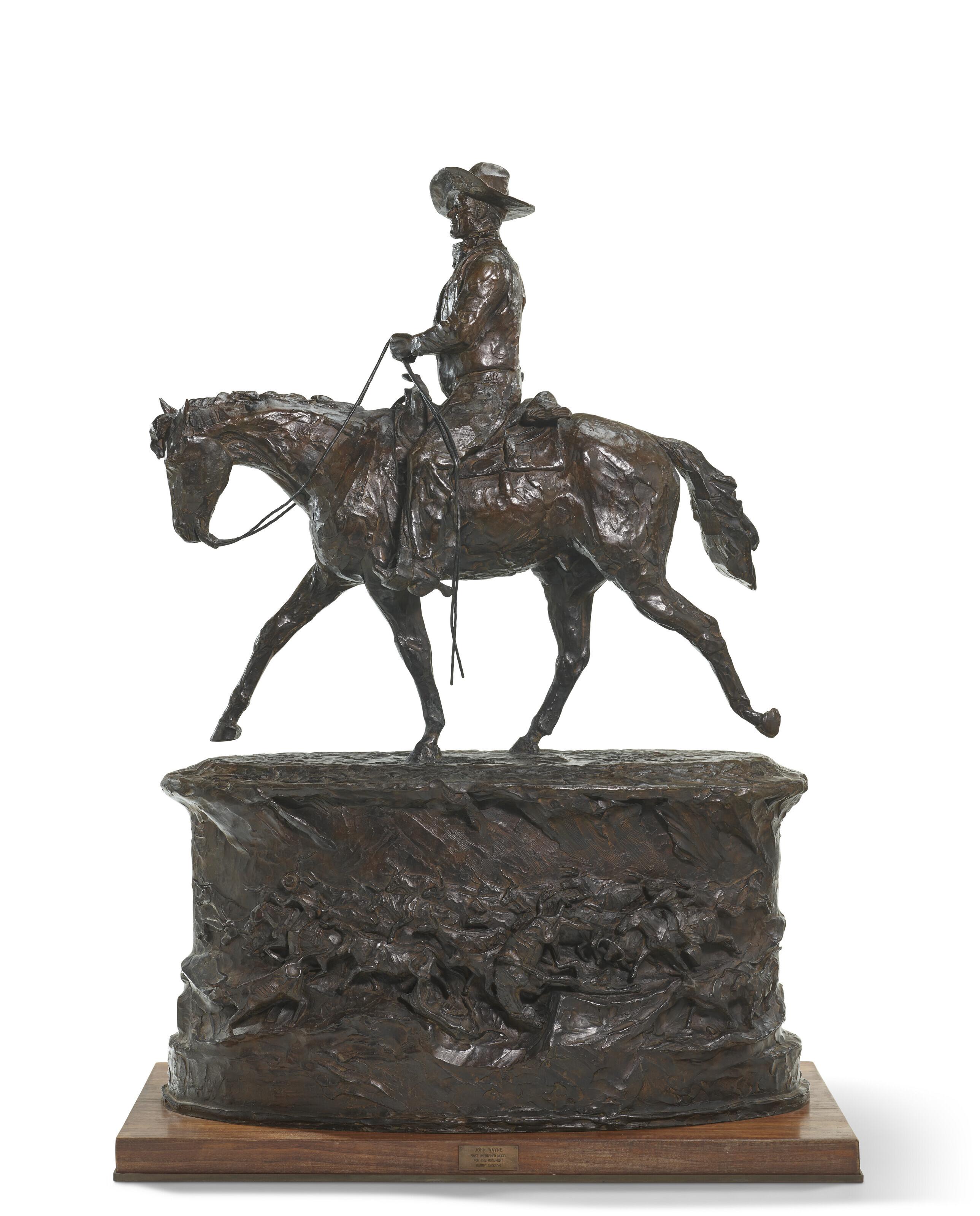 Harry Jackson - John Wayne: First Unfinished Model for the Monument