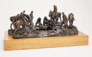 Harry Jackson - \'Plantin\',\' A Bronze Figural Group