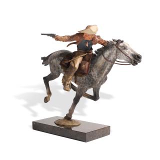 Harry Jackson - Pony Express, Painted