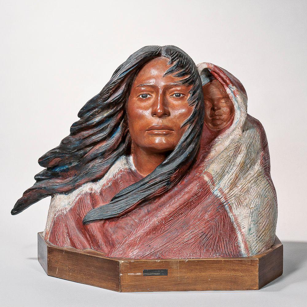 Harry Jackson - Sacajawea - Indian Mother and Child, 1st Working Model for a Monument (with child)