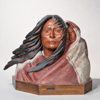 Harry Jackson - Sacajawea - Indian Mother and Child, 1st Working Model for a Monument (with child)